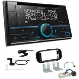 Kenwood 2-DIN Autoradio Bluetooth DAB+ für KIA Soul II ab 2014 piano black