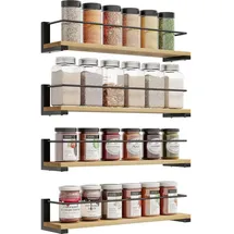 luxuskollektion Gewürzregal 40 x 9 x 0 cm Braun