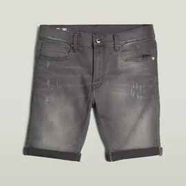G-Star 3301 Slim 1/2 Kurze Jeans Light Aged Destroy 30
