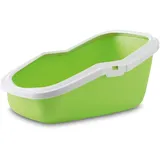 Savic Nobby Katzentoilette mit Rand Aseo toilet 56x39x27.5 cm, green