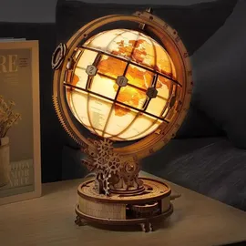 ROKR 3D-Holz-Puzzle Luminous globe