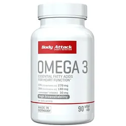 Body Attack - Omega 3 - 90 Kapseln