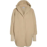 Noisy May NMCOZY L/S LONG SHACKET W HOOD Beige XS