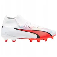 Puma Ultra Pro FG/AG Herren Puma White-Puma Black-Fire Orchid 46,5