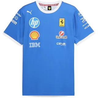 Puma Sf Team Monza Kurzarm-t-shirt - Steer Blue - M