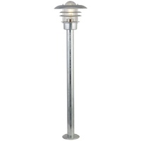 Licht-Erlebnisse Außenlampe Metall Glas E27 IP44 98 cm hoch