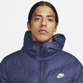 Nike WINDRUNNER PrimaLoft® Storm-FIT-Puffer-Jacke mit Kapuze für Herren - blau XXL