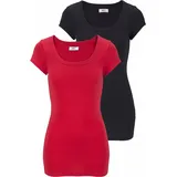 FLASHLIGHTS T-Shirt Rot/Schwarz L
