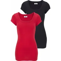 FLASHLIGHTS T-Shirt Rot/Schwarz L