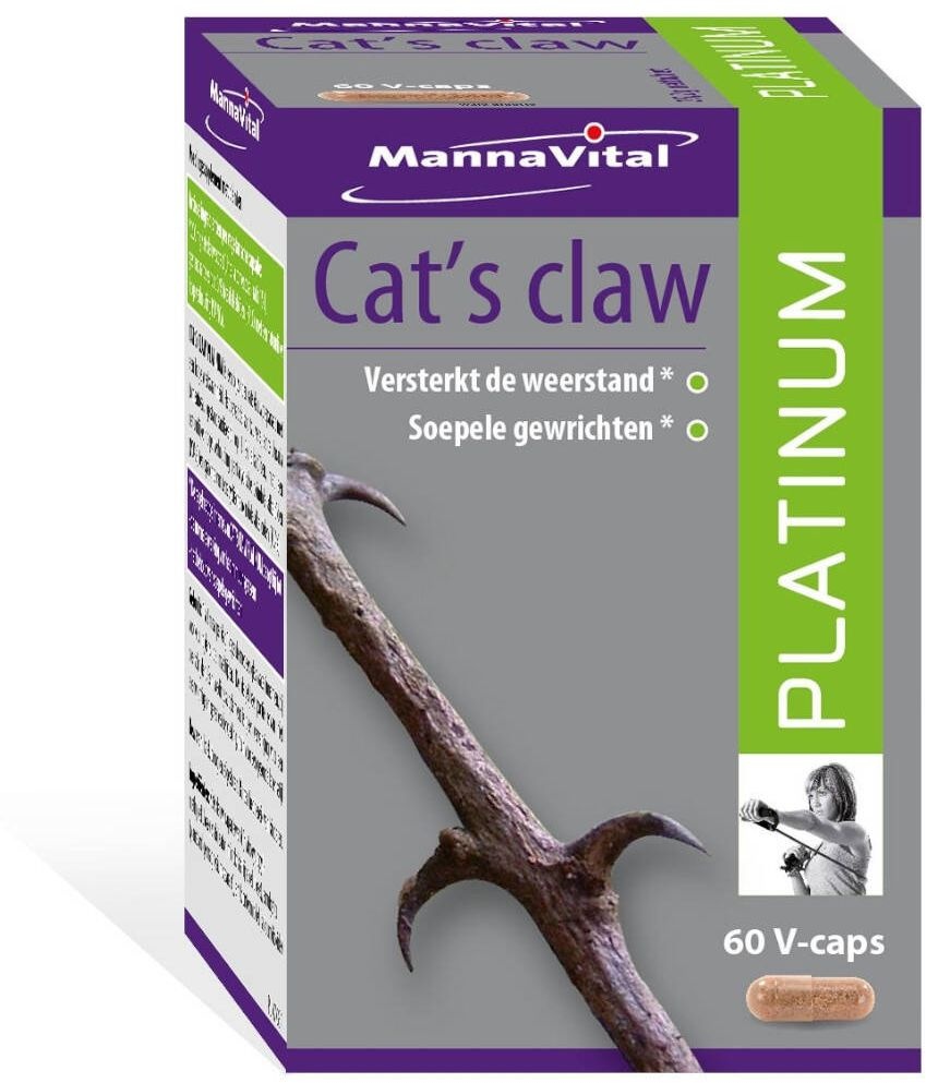 Mannavital Cats Claw Platinum 60 pc(s) capsule(s)