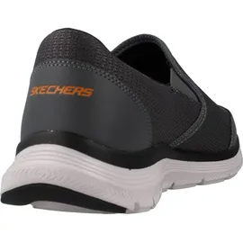 SKECHERS Slipper Slipper Kunstleder/Mesh - Grau Gr.: 42