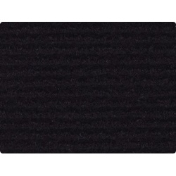  Moquette schwarz , gerippt CHP 