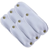 Glenndarcy Waschbare Popper Pads für Hundewindeln und Bauchbänder (Non-Waterproof Base, A - 6 Pack)