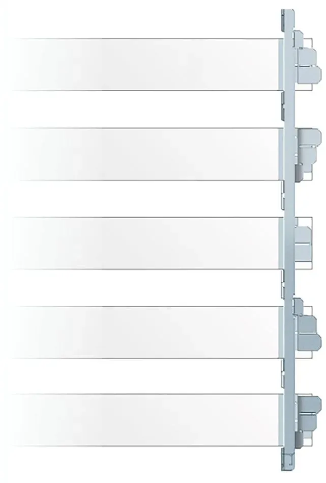 TraumGarten Sichtschutzzaun SYSTEM Rhombus Profilträger für Selbstbau, 12-er Set