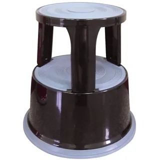 Q-Connect KF00633 Rollhocker aus Kunststoff schwarz