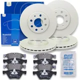 ATE Bremsscheiben + Bremsbeläge Vorne Hinten passend für VW Golf Audi A3 SPORTBACK 7