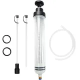 XPJBKC Ölabsaugpumpe 500ml, Absaugspritze mit 2 Schlauch, Handpumpe Ölspritze, Ölabsauger Umfüllpumpe Manuelle Flüssigkeitspumpe Spritze für Auto Motoröl Bremsflüssigkeit, Getriebeöle, Kühlmittel