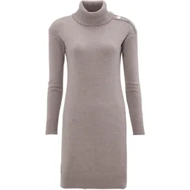 LAURA SCOTT Strickkleid Mini Taupe-Melange 36