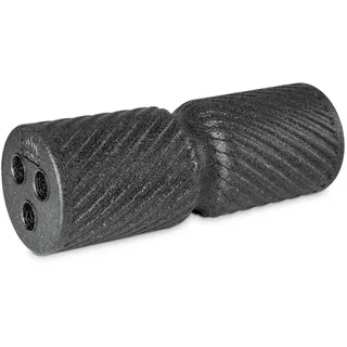 PINOFIT Faszienrolle Pro – Massagerolle für den Rücken zur Selbstmassage der Faszien – mit ergonomisch geformter Kerbe – inkl. Übungsposter Faszienrolle Foam schwarz 42cm * 15cm