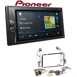 EHO Pioneer DMH-G220BT 2-DIN Autoradio Mediacenter Bluetooth USB AUX passend für Nissan Note 2006-2013 schwarz