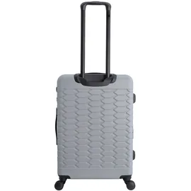 DISCOVERY Koffer REPTILE silber