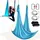 Vevor Aerial Yoga Hängematte Blau 5 x 2,8 m