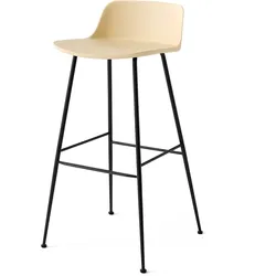 &Tradition - Rely HW86 Barstuhl, beige sand / schwarz