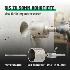 greate Bohrkrone 68 mm SDS Plus 1-tlg.