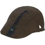 HAPPYPOP Schirmmütze Herren Schiebermütze Schwarz Driving Cabbie Jagd Flatcap Newsboy Cap - M