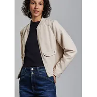 STREET ONE Damen, A212532 Cord-Blouson, Smooth sand beige 38