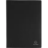 Exacompta Sichtmappe Opak PP A4 60 Hüllen Schwarz 1 St.