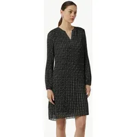 Comma, Comma Minikleid Plissiert Schwarz 32