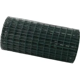 vidaXL Eurozaun Grün 0,4 x 10 m PVC-beschichtetes Eisen - Grün