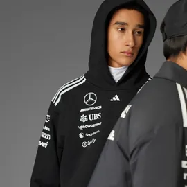 adidas Herren Kapuzensweat Mercedes - AMG Petronas, BLACK/WHITE, L