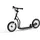 Yedoo Scooter Yedoo One für Kinder ab 100 cm. mit Luftreifen 12/12 und Ständer Schwarz Schwarz