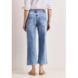 STREET ONE High Waist Wide Leg Jeans im Loose Fit Light Blue wash 34 - 34W / 26L