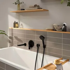 Hansgrohe Rebris E Einhandwannenarmatur Unterputz Schwarz Matt