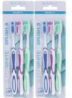 Superwhite Brosses à Dents Souples Brosse(S) À 2x3 pc(s)