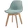 [en.casa] Kinderstuhl Elvdal 56 x 38 x 33 cm Buche grün mintgrün