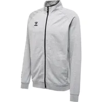 hummel Hmlmove Grid Cot. Zip Jacke Herren Grey Melange L