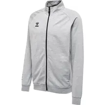hummel Hmlmove Grid Cot. Zip Jacke Herren Grey Melange L