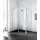 Kermi Liga Duschtür Schiebetür links 136-141 x 200 cm silber ESG klar LID2L14020VAK