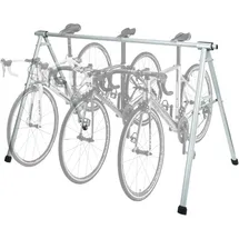 MCW Fahrrad-Sattelständer MCW-K39 Fahrradständer Metall pulverbeschichtet 114x170x114cm ausziehbar silber