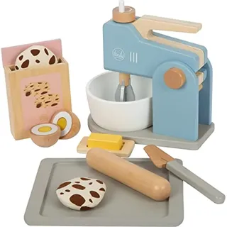 Small Foot Company Small foot 12248 - Mixer-Set tasty für Kinderküche, Holz, 10-teilig