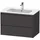 Duravit „Ketho.2“ Waschtischunterbau wandhängend für Me by Starck Waschtisch × graphit supermatt