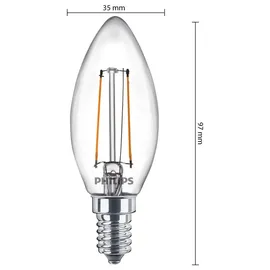 Philips LED Kerzenlampe 77753100 2 W E14 warmweiß 1 St.