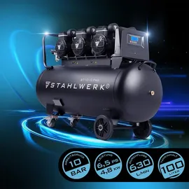 STAHLWERK ST-1010 Pro 10 bar 6,5 PS 4,8 kW 630 l/min 100 l