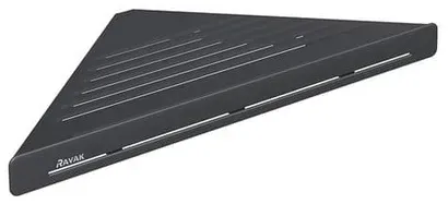 Ravak Regal Slim Schwarz Aluminium X07P650