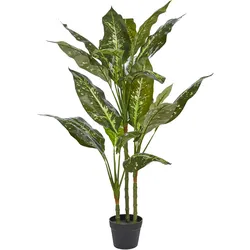 Kunstpflanze im Blumentopf 110 cm DIEFFENBACHIA