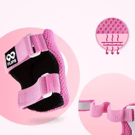 99flips Schoner Set Kinder - TÜV Skateboard Schützer Set Scooter Knieschoner